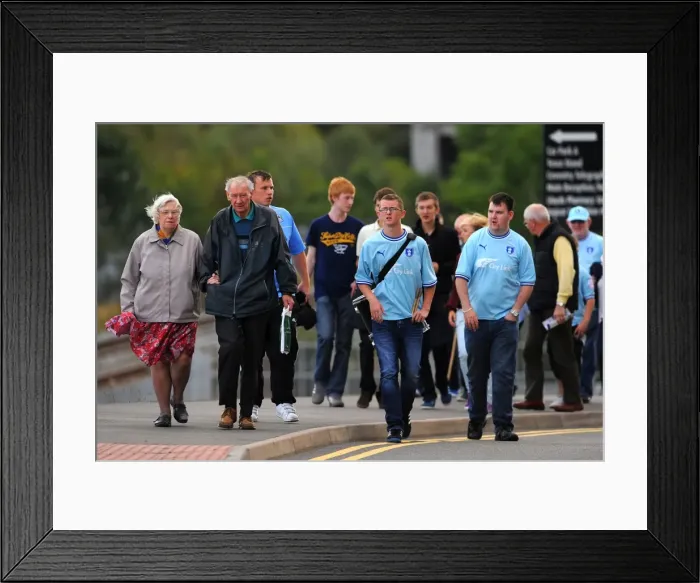 Framed Print : Coventry City vs Derby County: Fans Gather at Ricoh Arena for Championship Showdown Framed Print : Coventry City vs Derby County: Fans Gather at Ricoh Arena for Championship Showdown