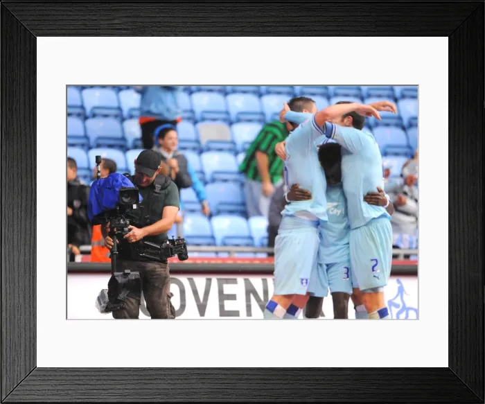 Framed Print : Coventry City vs Derby County: Npower Championship Clash at Ricoh Arena