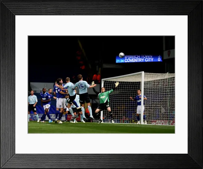 Framed Print : Coventry City's Missed Opportunity: Martin Cranie at Portman Road (Ipswich Town vs Coventry City, Npower Football League Championship, September 19, 2011) Framed Print : Coventry City's Missed Opportunity: Martin Cranie at Portman Road (Ipswich Town vs Coventry City, Npower Football League Championship, September 19, 2011)