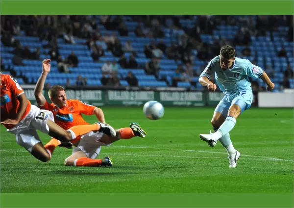Gary Deegan Scores the Equalizer: Coventry City vs. Blackpool in Npower Championship (September 27, 2011, Ricoh Arena)