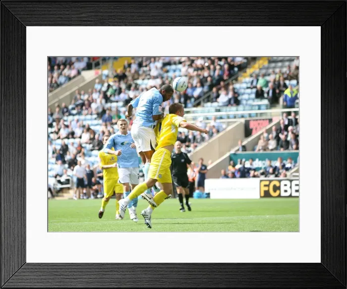 Framed Print : Clive Platt Scores the Winner: Coventry City vs. Leicester City in Npower Championship (September 11, 2010, Ricoh Arena) Framed Print : Clive Platt Scores the Winner: Coventry City vs. Leicester City in Npower Championship (September 11, 2010, Ricoh Arena)