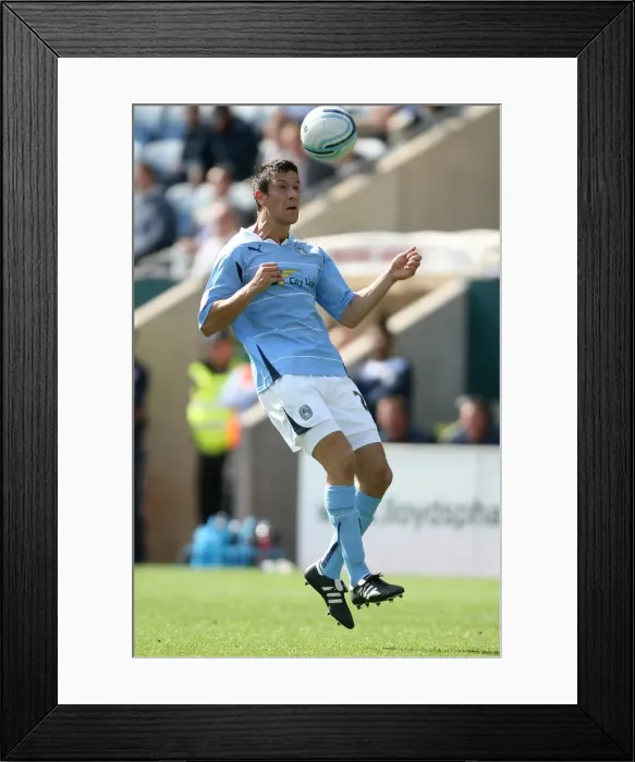 Framed Print : Richard Keogh in Action: Coventry City vs. Leicester City (Npower Championship, 11-09-2010, Ricoh Arena) Framed Print : Richard Keogh in Action: Coventry City vs. Leicester City (Npower Championship, 11-09-2010, Ricoh Arena)