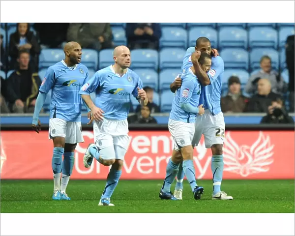 Coventry City's Michael Doyle Scores the Winning Goal Against Burnley in Npower Championship (Nov 20, 2010, Ricoh Arena)