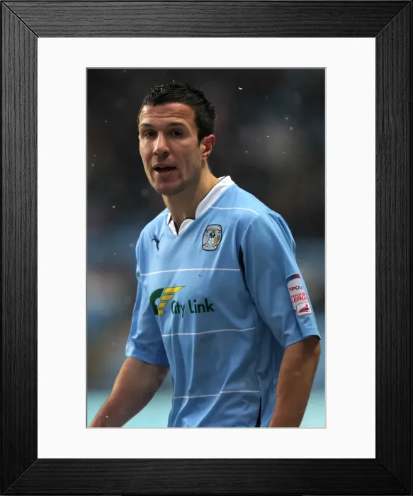 Framed Print : Coventry City vs Norwich City: Richard Wood in Action at the Ricoh Arena - Npower Championship (December 18, 2010)