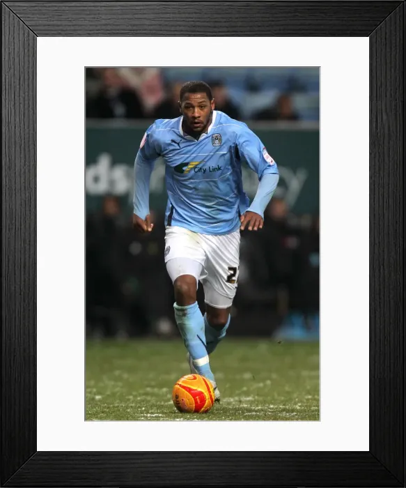 Framed Print : Clive Platt's Showdown at Ricoh Arena: Coventry City vs Norwich City, Npower Championship (December 18, 2010)