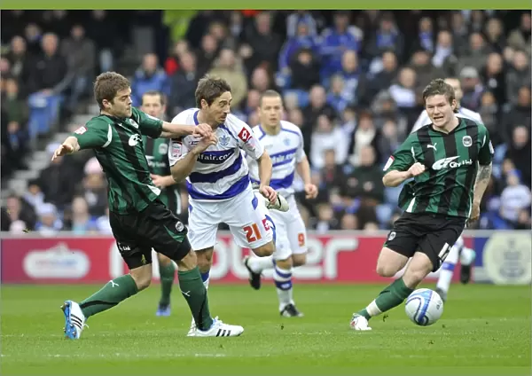 Coventry City vs. Queens Park Rangers: Intense Battle for the Ball - Npower Championship (23-01-2011)