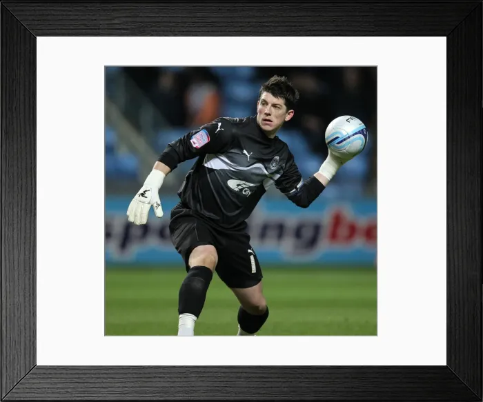 Framed Print : Coventry City vs Nottingham Forest: Championship Showdown at Ricoh Arena (Keiren Westwood, 2011)