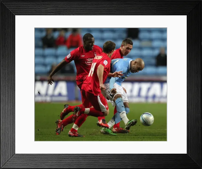 Framed Print : npower Football League Championship - Coventry City v Nottingham Forest - Ricoh Arena