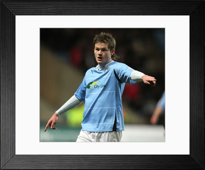Framed Print : Aron Gunnarsson in Action for Coventry City against Nottingham Forest (Championship, 01-02-2011, Ricoh Arena) Framed Print : Aron Gunnarsson in Action for Coventry City against Nottingham Forest (Championship, 01-02-2011, Ricoh Arena)