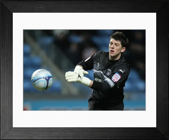 Framed Print : Keiren Westwood's Firm Stand: Coventry City vs Nottingham Forest Npower Championship Clash (01-02-2011) Framed Print : Keiren Westwood's Firm Stand: Coventry City vs Nottingham Forest Npower Championship Clash (01-02-2011)