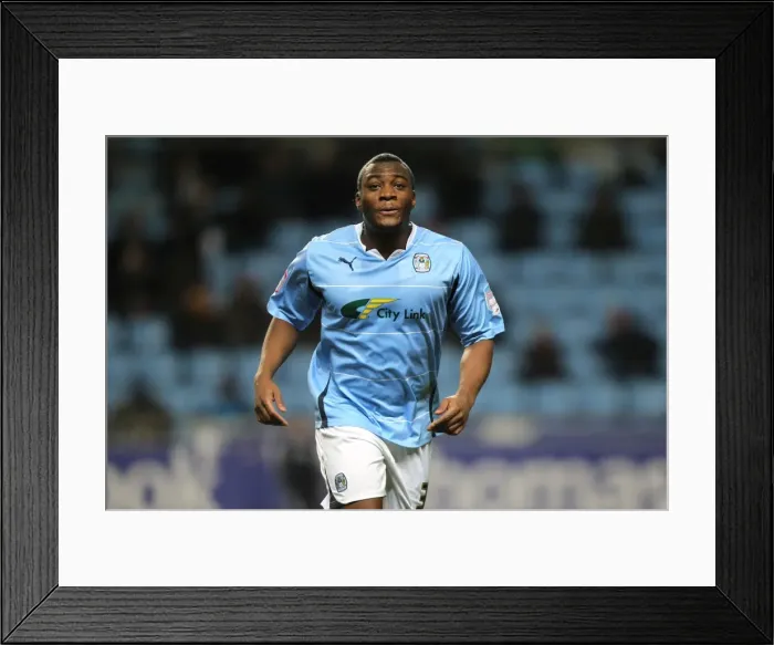 Framed Print : Championship Showdown: Nathan Cameron Faces Nottingham Forest at Coventry City's Ricoh Arena (2011) Framed Print : Championship Showdown: Nathan Cameron Faces Nottingham Forest at Coventry City's Ricoh Arena (2011)