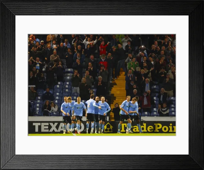 Framed Print : Coventry City's Marlon King Scores Second Penalty in Thrilling Npower Championship Match Against Portsmouth at Fratton Park Framed Print : Coventry City's Marlon King Scores Second Penalty in Thrilling Npower Championship Match Against Portsmouth at Fratton Park