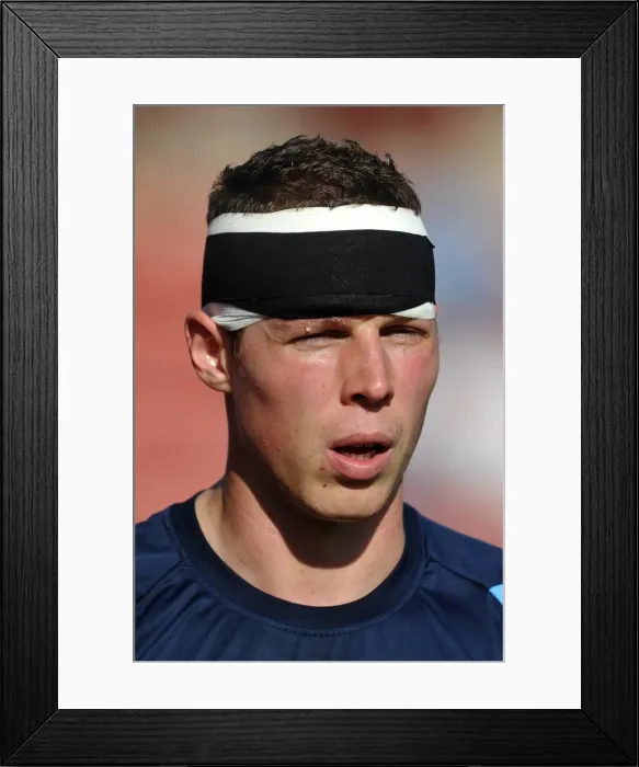 Framed Print : Coventry City FC vs Barnsley: Chris Dunn Saves at Oakwell Stadium (Npower Championship, 01-10-2011)