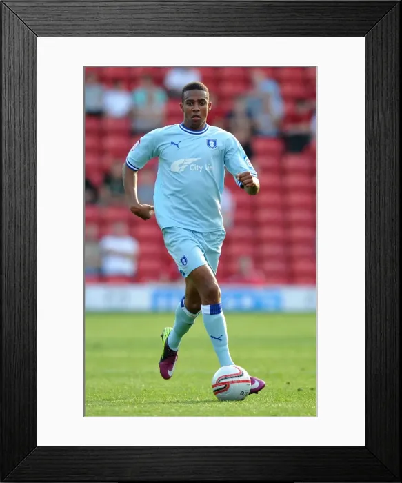 Framed Print : Coventry City vs Barnsley: Cyrus Christie at Oakwell Stadium - Npower Championship (10-01-2011)