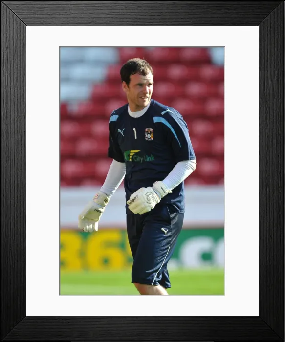 Framed Print : Coventry City FC: Joe Murphy in Pre-Match Warm-Up at Oakwell Stadium Before Barnsley Clash (Npower Football League Championship, 01-10-2011) Framed Print : Coventry City FC: Joe Murphy in Pre-Match Warm-Up at Oakwell Stadium Before Barnsley Clash (Npower Football League Championship, 01-10-2011)