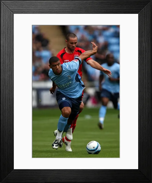 Framed Print : Battle for Supremacy: Coventry City vs. Ipswich Town in the Coca-Cola Football League Championship Framed Print : Battle for Supremacy: Coventry City vs. Ipswich Town in the Coca-Cola Football League Championship