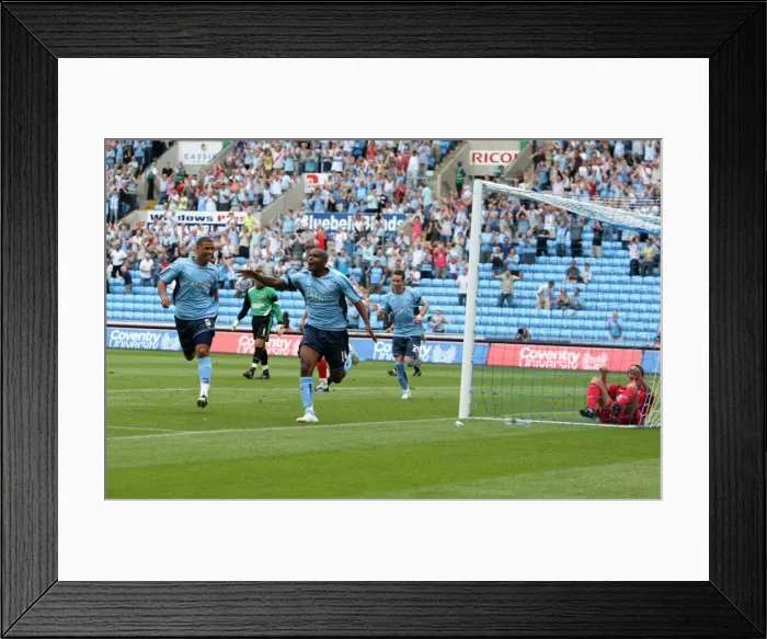 Framed Print : Coventry City's Clinton Morrison Scores the Winner: Coventry City vs Ipswich Town, Championship 2009 Framed Print : Coventry City's Clinton Morrison Scores the Winner: Coventry City vs Ipswich Town, Championship 2009