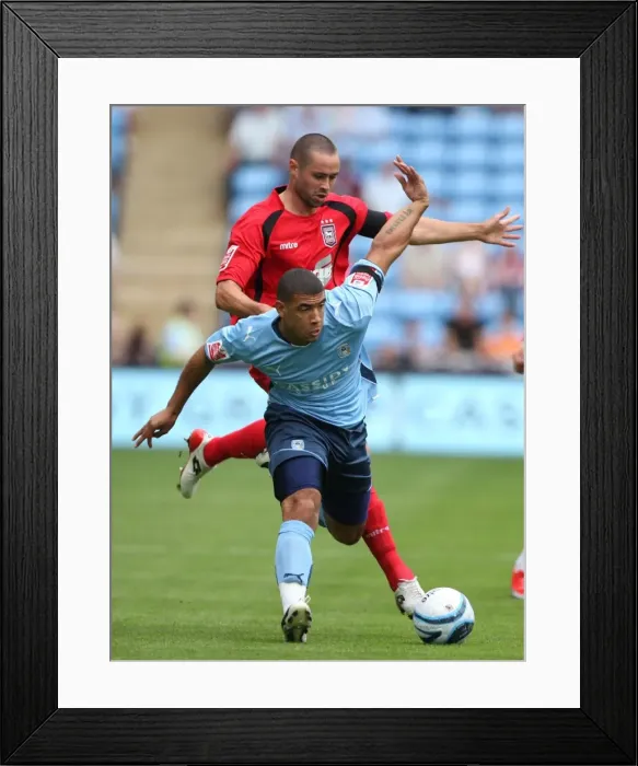 Framed Print : Clash at the Ricoh: Coventry City vs. Ipswich Town - Championship Showdown Framed Print : Clash at the Ricoh: Coventry City vs. Ipswich Town - Championship Showdown