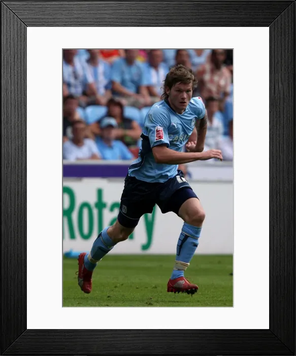 Framed Print : Coventry City vs Ipswich Town Showdown: Aron Gunnarsson's Battle at Ricoh Arena (09-08-2009) Framed Print : Coventry City vs Ipswich Town Showdown: Aron Gunnarsson's Battle at Ricoh Arena (09-08-2009)