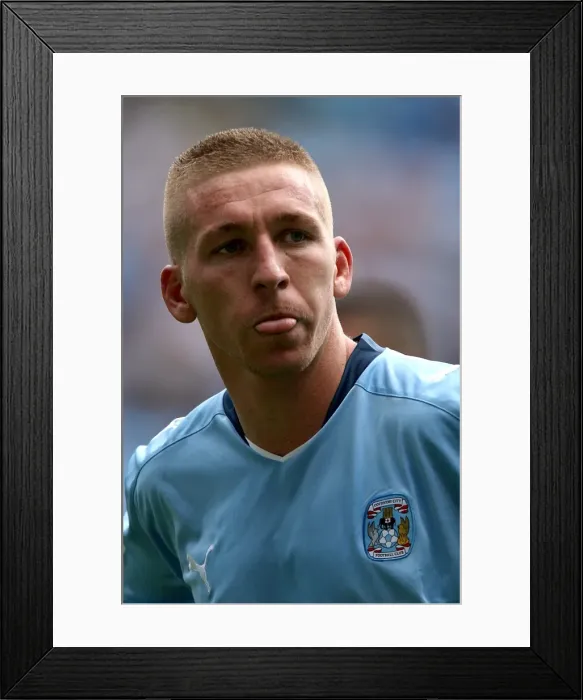 Framed Print : Freddy Eastwood's Stunning Goal: Coventry City vs Ipswich Town in Championship Action at Ricoh Arena (09-08-2009) Framed Print : Freddy Eastwood's Stunning Goal: Coventry City vs Ipswich Town in Championship Action at Ricoh Arena (09-08-2009)
