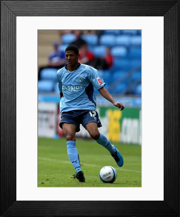 Framed Print : Championship Showdown at Ricoh Arena: Coventry City vs Ipswich Town (2009) - Patrick Van Aanholt in Action Framed Print : Championship Showdown at Ricoh Arena: Coventry City vs Ipswich Town (2009) - Patrick Van Aanholt in Action