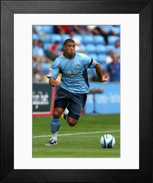 Framed Print : Leon Best's Strike: Coventry City vs Ipswich Town in Championship Football at Ricoh Arena (09-08-2009) Framed Print : Leon Best's Strike: Coventry City vs Ipswich Town in Championship Football at Ricoh Arena (09-08-2009)