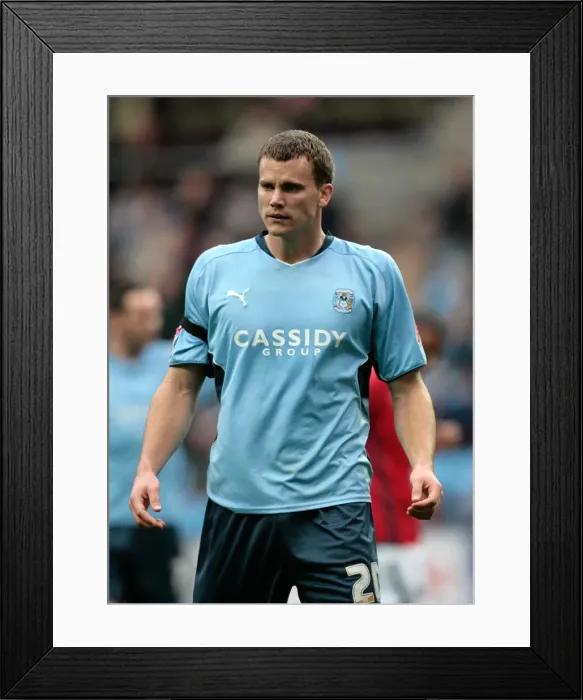 Framed Print : Coventry City's Ben Turner in Action Against West Bromwich Albion - Championship Clash at Ricoh Arena (2009) Framed Print : Coventry City's Ben Turner in Action Against West Bromwich Albion - Championship Clash at Ricoh Arena (2009)