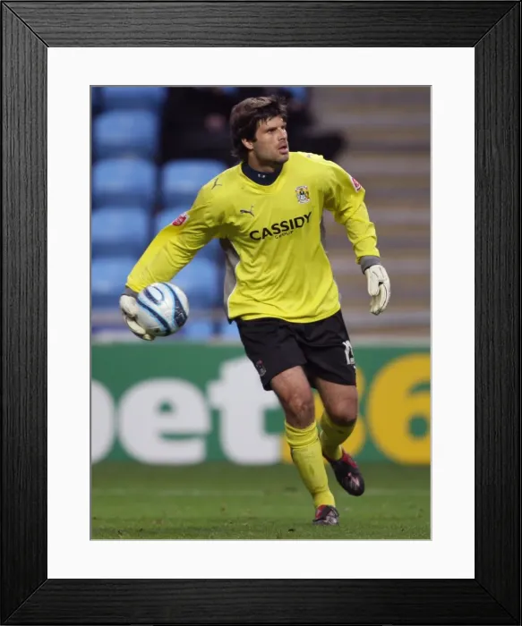 Framed Print : Coventry City vs Reading, Championship 2009: Dimitrios Konstantopoulos in Action at Ricoh Arena Framed Print : Coventry City vs Reading, Championship 2009: Dimitrios Konstantopoulos in Action at Ricoh Arena