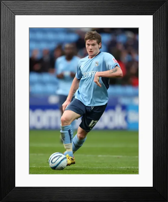 Framed Print : Coventry City's Aron Gunnarsson in Action: Championship Showdown vs. Reading (October 31, 2009) Framed Print : Coventry City's Aron Gunnarsson in Action: Championship Showdown vs. Reading (October 31, 2009)