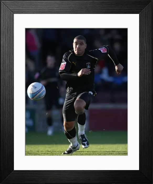 Framed Print : Leon Best's Stunner: Coventry City's Championship-Winning Goal vs. Scunthorpe United (06-12-2009)