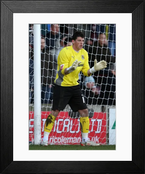 Framed Print : Championship Showdown: Keiren Westwood's Unforgettable Performance for Coventry City Against Scunthorpe United (06-12-2009) Framed Print : Championship Showdown: Keiren Westwood's Unforgettable Performance for Coventry City Against Scunthorpe United (06-12-2009)