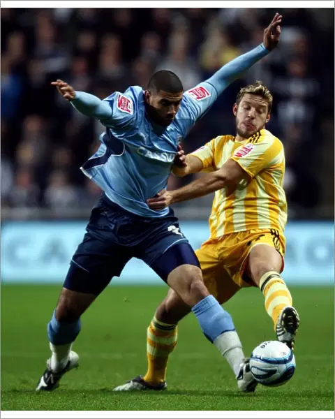 Coventry City vs Newcastle United: A Championship Battle - Leon Best vs Alan Smith at Ricoh Arena (December 2009)