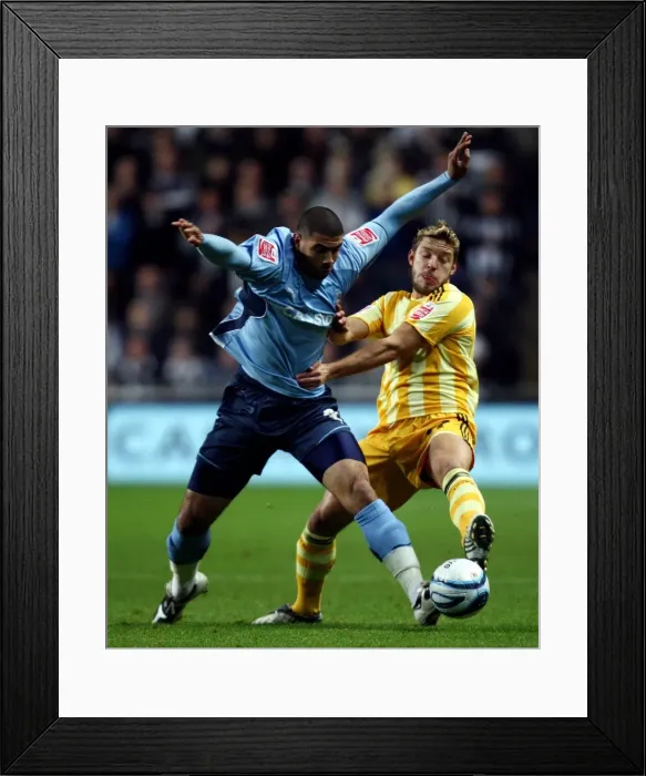 Framed Print : Coventry City vs Newcastle United: A Championship Battle - Leon Best vs Alan Smith at Ricoh Arena (December 2009) Framed Print : Coventry City vs Newcastle United: A Championship Battle - Leon Best vs Alan Smith at Ricoh Arena (December 2009)