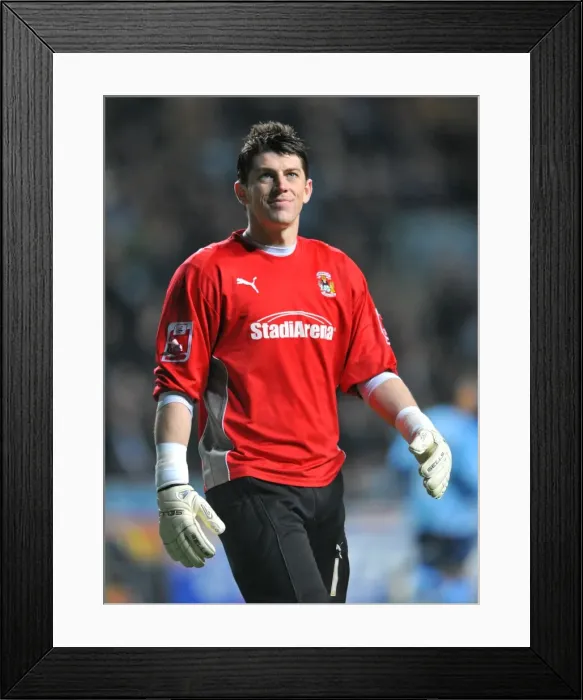 Framed Print : Keiren Westwood: Coventry City Goalkeeper in Action against Newcastle United (Championship, 09-12-2009) Framed Print : Keiren Westwood: Coventry City Goalkeeper in Action against Newcastle United (Championship, 09-12-2009)