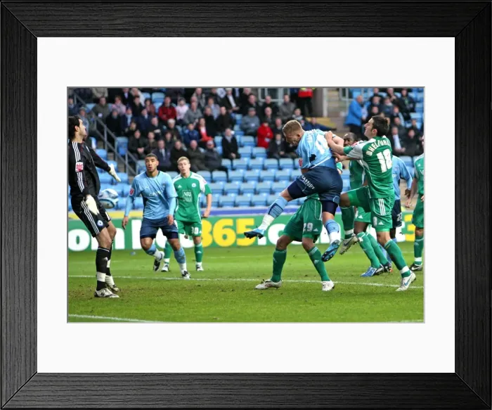 Framed Print : Freddie Eastwood Scores Double: Coventry City vs. Peterborough United in Coca-Cola Championship (12-12-2009) Framed Print : Freddie Eastwood Scores Double: Coventry City vs. Peterborough United in Coca-Cola Championship (12-12-2009)
