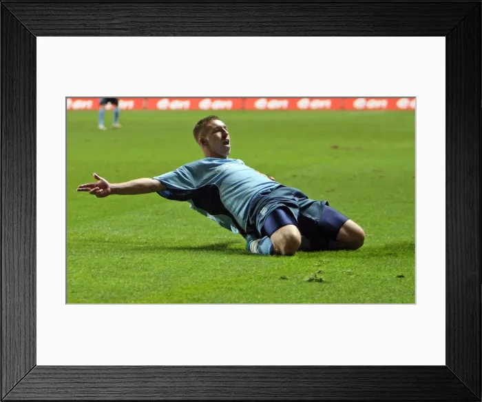 Framed Print : Freddie Eastwood's Hat-Trick Heroics: Coventry City's Victory Over Peterborough United in Coca-Cola Championship (12-12-2009) Framed Print : Freddie Eastwood's Hat-Trick Heroics: Coventry City's Victory Over Peterborough United in Coca-Cola Championship (12-12-2009)