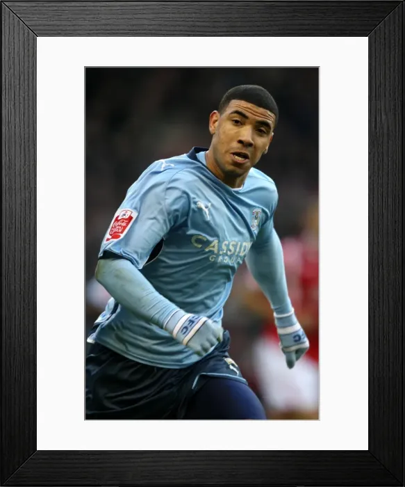 Framed Print : Leon Best Scores for Coventry City against Nottingham Forest in Championship Clash at City Ground (28-12-2009) Framed Print : Leon Best Scores for Coventry City against Nottingham Forest in Championship Clash at City Ground (28-12-2009)