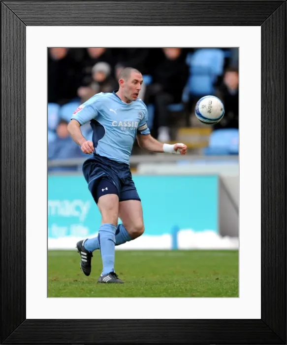 Framed Print : Stephen Wright in Action: Coventry City vs Barnsley, Championship Clash at Ricoh Arena (January 9, 2010) Framed Print : Stephen Wright in Action: Coventry City vs Barnsley, Championship Clash at Ricoh Arena (January 9, 2010)