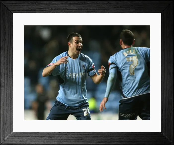 Framed Print : Coventry City vs Nottingham Forest: Richard Wood Scores the Opener in Championship Clash at Ricoh Arena (09-02-2010) Framed Print : Coventry City vs Nottingham Forest: Richard Wood Scores the Opener in Championship Clash at Ricoh Arena (09-02-2010)