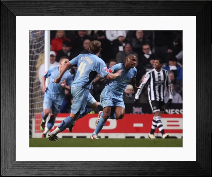 Framed Print : Clinton Morrison Scores the Opener: Coventry City vs. Newcastle United, Championship 2010 Framed Print : Clinton Morrison Scores the Opener: Coventry City vs. Newcastle United, Championship 2010