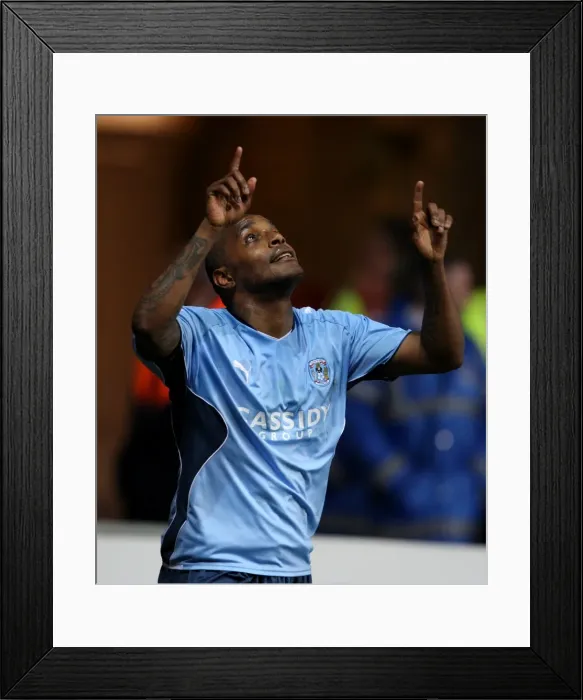 Framed Print : Coca-Cola Football League Championship - Coventry City v Cardiff City - Ricoh Arena Framed Print : Coca-Cola Football League Championship - Coventry City v Cardiff City - Ricoh Arena