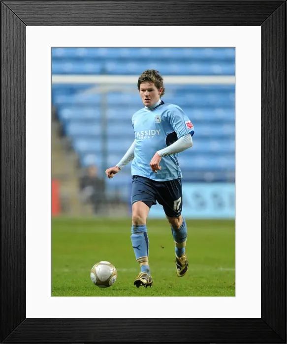 Framed Print : Aron Gunnarsson in Action for Coventry City against Portsmouth in FA Cup Third Round Replay at Ricoh Arena (January 12, 2010) Framed Print : Aron Gunnarsson in Action for Coventry City against Portsmouth in FA Cup Third Round Replay at Ricoh Arena (January 12, 2010)