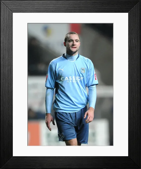 Framed Print : James McPake in FA Cup Action: Coventry City vs Portsmouth, Ricoh Arena (January 12, 2010) Framed Print : James McPake in FA Cup Action: Coventry City vs Portsmouth, Ricoh Arena (January 12, 2010)