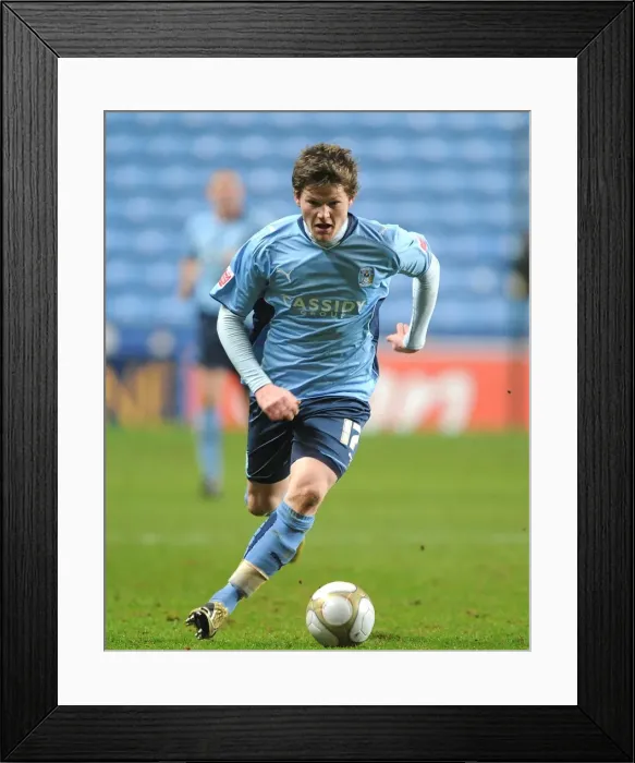 Framed Print : FA Cup Third Round Replay: Coventry City vs. Portsmouth - Aron Gunnarsson at Ricoh Arena Framed Print : FA Cup Third Round Replay: Coventry City vs. Portsmouth - Aron Gunnarsson at Ricoh Arena