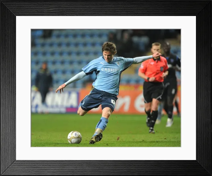 Framed Print : Aron Gunnarsson: Coventry City's Midfield Maestro Shines in FA Cup Third Round Replay Against Portsmouth (January 12, 2010) Framed Print : Aron Gunnarsson: Coventry City's Midfield Maestro Shines in FA Cup Third Round Replay Against Portsmouth (January 12, 2010)