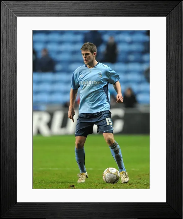 Framed Print : Martin Cranie in FA Cup Action: Coventry City vs Portsmouth, Ricoh Arena (January 12, 2010) Framed Print : Martin Cranie in FA Cup Action: Coventry City vs Portsmouth, Ricoh Arena (January 12, 2010)