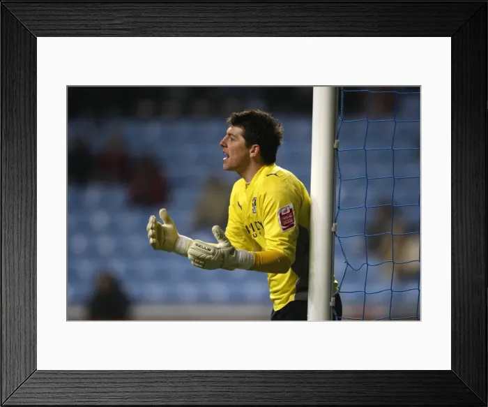 Framed Print : Keiren Westwood: Coventry City's FA Cup Guardian at Ricoh Arena vs Portsmouth (January 12, 2010) Framed Print : Keiren Westwood: Coventry City's FA Cup Guardian at Ricoh Arena vs Portsmouth (January 12, 2010)