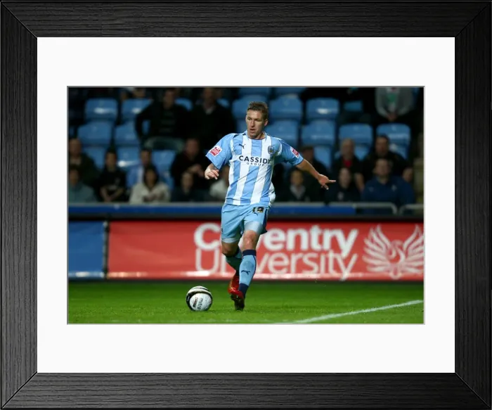 Framed Print : Freddy Eastwood's Thrilling Goal: Coventry City's Victory Over Aldershot Town in Carling Cup Round 1 (August 13, 2008) at Ricoh Arena Framed Print : Freddy Eastwood's Thrilling Goal: Coventry City's Victory Over Aldershot Town in Carling Cup Round 1 (August 13, 2008) at Ricoh Arena