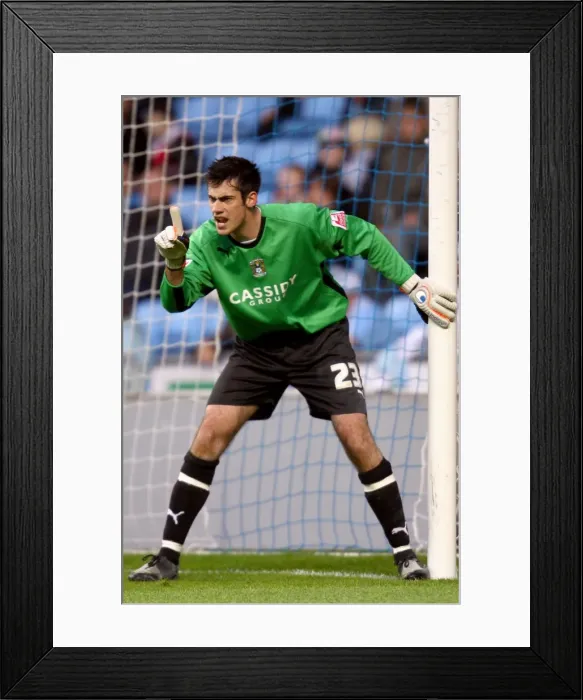 Framed Print : Coventry City FC vs Aldershot Town: Daniel Ireland Saves in Carling Cup Round 1 at Ricoh Arena (2008) Framed Print : Coventry City FC vs Aldershot Town: Daniel Ireland Saves in Carling Cup Round 1 at Ricoh Arena (2008)
