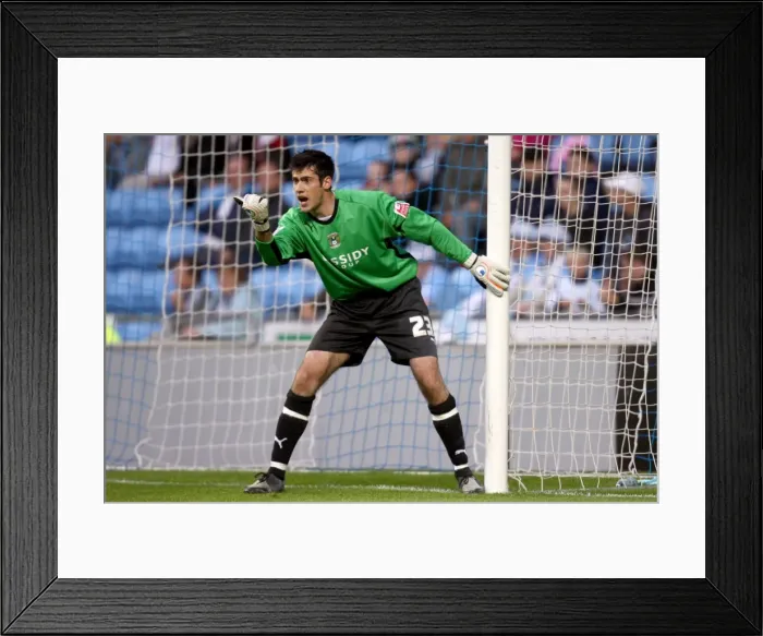 Framed Print : Daniel Ireland: Coventry City's Unyielding Guardian in Carling Cup Opener vs Aldershot Town (August 13, 2008) Framed Print : Daniel Ireland: Coventry City's Unyielding Guardian in Carling Cup Opener vs Aldershot Town (August 13, 2008)